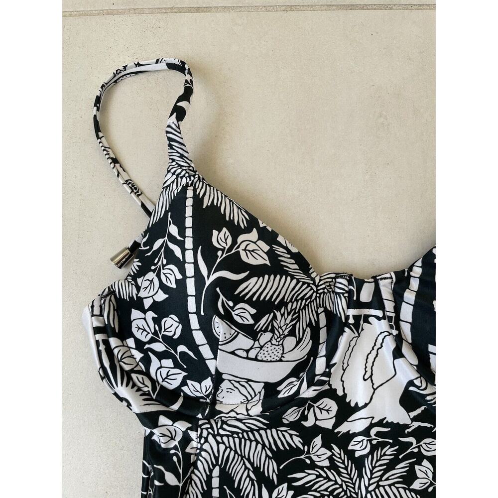 Kenny‎ Flowers Swim One Piece Swimsuit Belted The Medellin Bird Swimwear - Picture 5 of 12